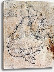 Постер Микеланджело (Michelangelo Buonarroti) Study for the Last Judgement 1