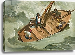 Постер Планелла Коромина Хосе Leibniz in a boat on the Adriatic