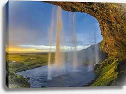 Постер Водопад в Исландии