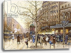 Постер Гальен Евген A Paris Street Scene,