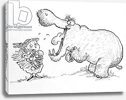 Постер Кристи Майли (совр) 'I'm Not Scared of You, Mr Hippo'