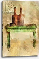 Постер Гордон Марк (совр) Table with bottles
