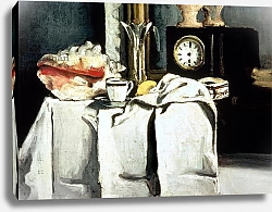 Постер Сезанн Поль (Paul Cezanne) The Black Marble Clock, c.1870