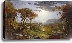 Постер Кропси Джаспер On the Hudson River, 1860