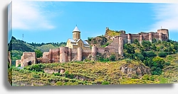 Постер Грузия, Тбилиси. Древняя крепость Нарикала