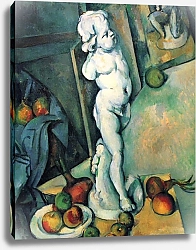 Постер Сезанн Поль (Paul Cezanne) Натюрморт с Купидоном