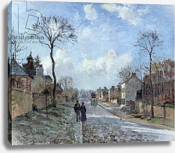 Постер Писсарро Камиль (Camille Pissarro) The Road to Louveciennes, 1872