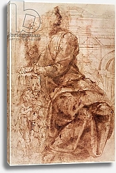 Постер Микеланджело (Michelangelo Buonarroti) Study of Sibyl
