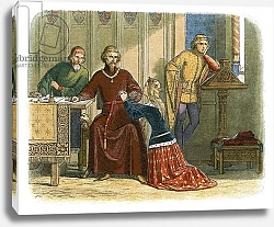 Постер Дойл Джеймс Queen Anne intercedes with Gloucester and Arundel for Sir Simon Burley