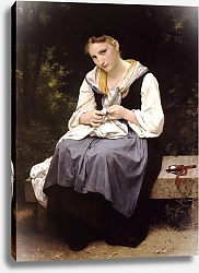 Постер Бугеро Вильям (Adolphe-William Bouguereau) Молодая работница