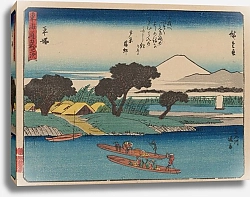 Постер Утагава Хирошиге (яп) Tokaido gojusantsugi, Pl.08