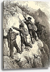 Постер Доре Гюстав Spanish Contrabandistas, illustration from 'Spanish Pictures' by the Rev. Samuel Manning