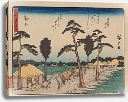 Постер Утагава Хирошиге (яп) Tokaido gojusantsugi, Pl.28