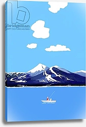 Постер Хируёки Исутзу (совр) Mountains and lakes