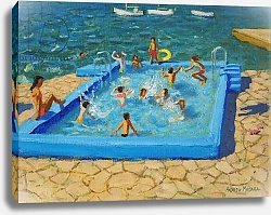 Постер Макара Эндрю (совр) Blue pool,Vrsar,Croatia,2017,