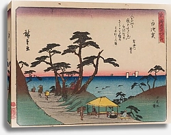 Постер Утагава Хирошиге (яп) Tokaido gojusantsugi, Pl.33