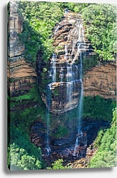 Постер Водопад  Вентворт, Голубые горы, Австралия