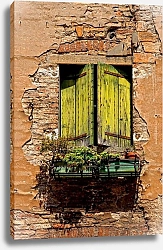 Постер Старое окно со ставнями