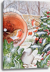 Постер Тодд Тони (совр) Christmas Robins 3