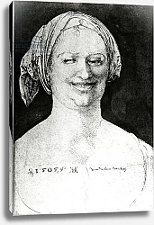 Постер Дюрер Альбрехт Portrait of a peasant woman, 1505