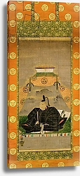Постер Школа: Японская 17в. Portrait of Tokugawa Ieyasu, Japanese, 17th century