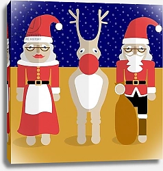 Постер Хантли Клэр (совр) Christmas Family