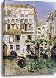 Постер Санторо Рубенс A Canal Scene in Venice