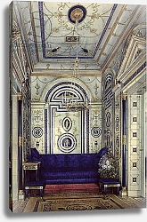 Постер Гау Эдуард The Blue Study in the Grand Palais in Tsarkoye Selo, before 1840
