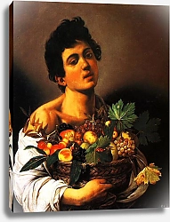 Постер Караваджо (Caravaggio) Юноща с корзиной фруктов