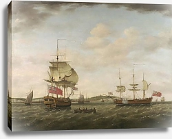 Постер Холман Франсис Британский военный корабль у Дувра