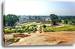 Постер Древние руины Виджаянагара империи в Хампи, Карнатака, Индия