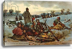 Постер Школа: Русская 19в. Napoleon's retreat from Moscow 1