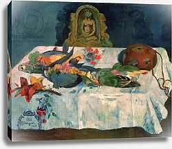 Постер Гоген Поль (Paul Gauguin) Still Life with Parrots, 1902