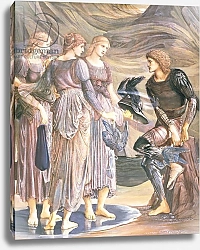 Постер Берне-Джонс Эдвард Perseus and the Sea Nymphs, c.1876