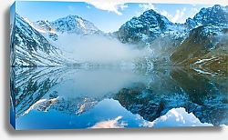 Постер Россия, Кавказ. Весеннее горное озеро 2
