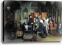 Постер Корзухин Алексей Перед исповедью. 1877