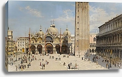 Постер Брандис Антуанетта Venice; A View of the Piazza San Marco