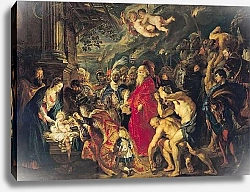 Постер Рубенс Петер (Pieter Paul Rubens) Adoration of the Magi, 1610