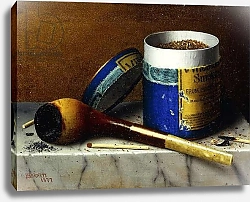 Постер Харнетт Уильям Tobacco and Pipe, 1877