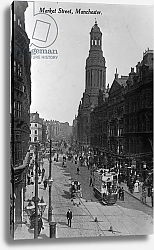 Постер Неизвестен Market Street, Manchester, c.1910 4