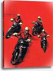 Постер МакКоннел Джеймс Motor Cycles