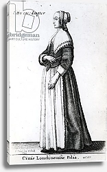 Постер Холлар Вецеслаус (грав) London Citizen's Daughter, 1643