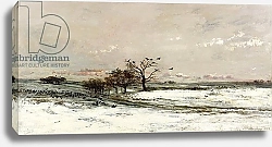 Постер Добиньи Шарль The Snow, 1873