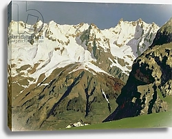 Постер Левитан Исаак Mont Blanc Mountains, 1897