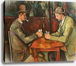 Постер Сезанн Поль (Paul Cezanne) The Card Players, 1893-96