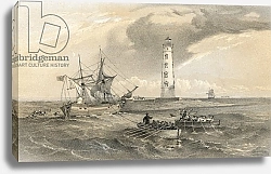 Постер Симпсон Вильям The lighthouse at Cape Chersonese, looking south