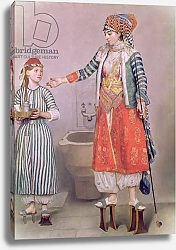Постер Лиотар Жан Этьен Turkish Woman with her Servant