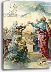 Постер Школа: Немецкая школа (19 в.) Noah's sacrifice