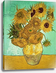 Постер Ван Гог Винсент (Vincent Van Gogh) Sunflowers, 1888 2