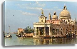 Постер Брандис Антуанетта The Dogana with Santa Maria della Salute, Venice